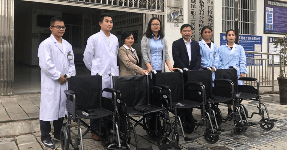 拉斯维加斯3499再生为医疗机构捐赠轮椅，践行企业社会责任